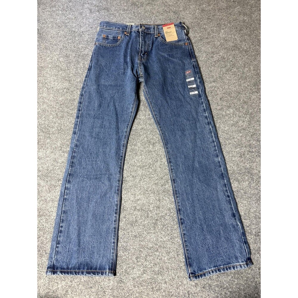 Levi's 517 Jeans Mens 30x30 Blue Bootcut Slim Fit Medium Wash 100% Cotton Denim